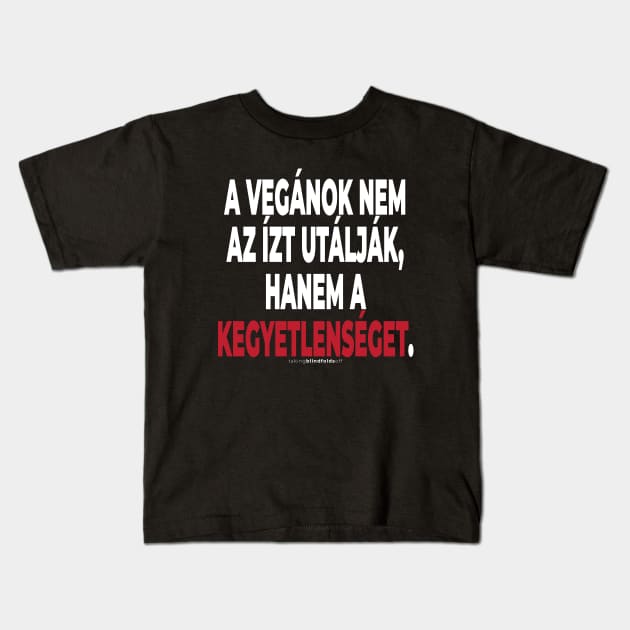 Vegán Aktivista Grafika #takingblindfoldsoff 25 magyar Kids T-Shirt by takingblindfoldsoff